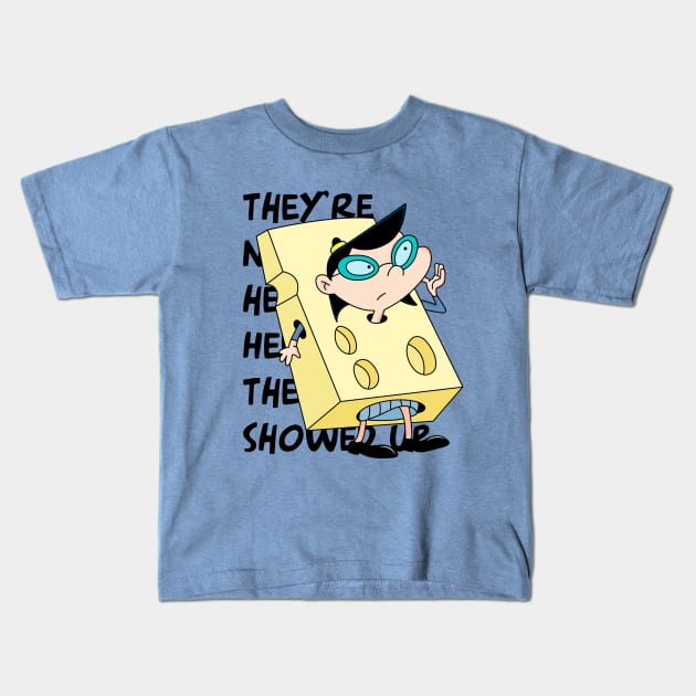 Phoebe Cheese Kids T-Shirt by artxlife